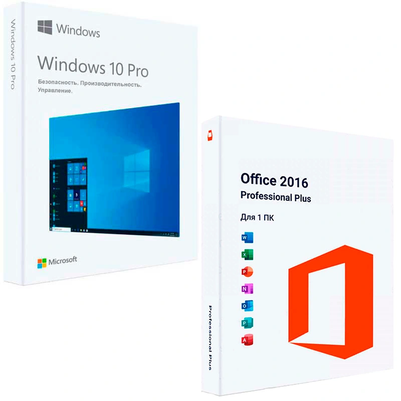 Microsoft Windows 10 Pro + Microsoft Office 2016 Pro Plus