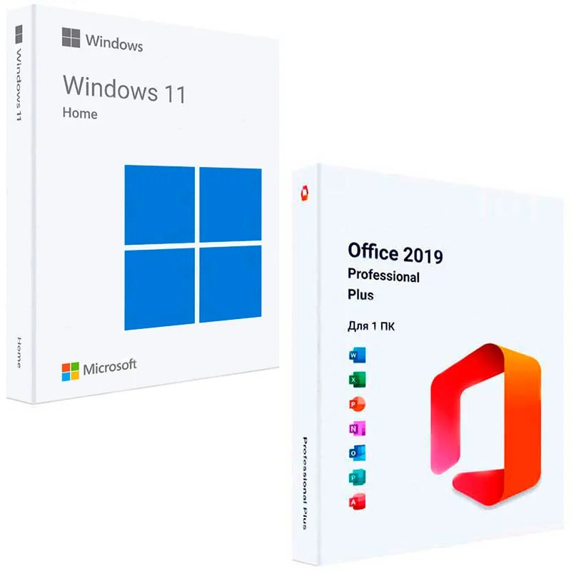 Microsoft Windows 11 Home + Microsoft Office 2019 Pro Plus
